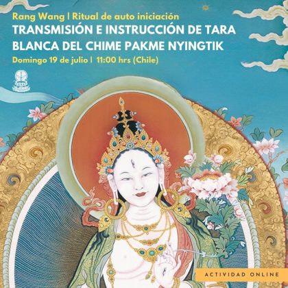 Transmisión e Instrucciones para la auto iniciación de Tara Blanca del Chimé Pakmé Nyingtik