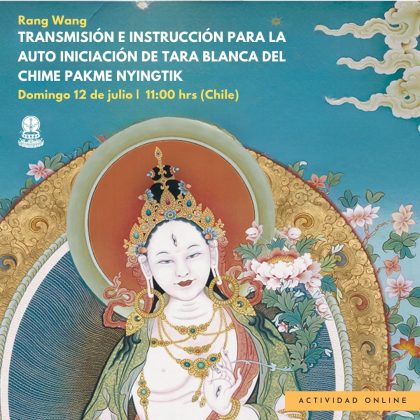 Transmisión e Instrucciones para la auto iniciación de Tara Blanca del Chimé Pakmé Nyingtik